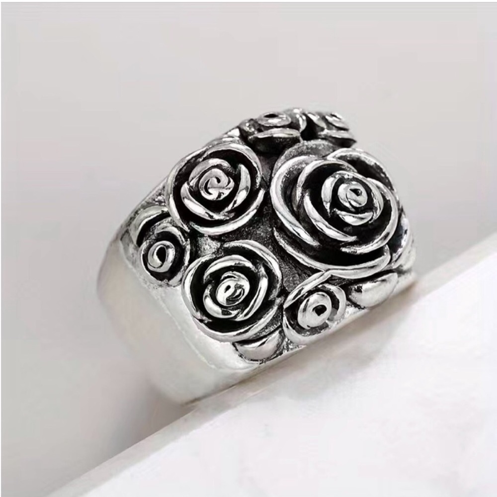 Antique Silver Tone Vintage Style Statement Ring BRAND NEW - Picture 6 of 6